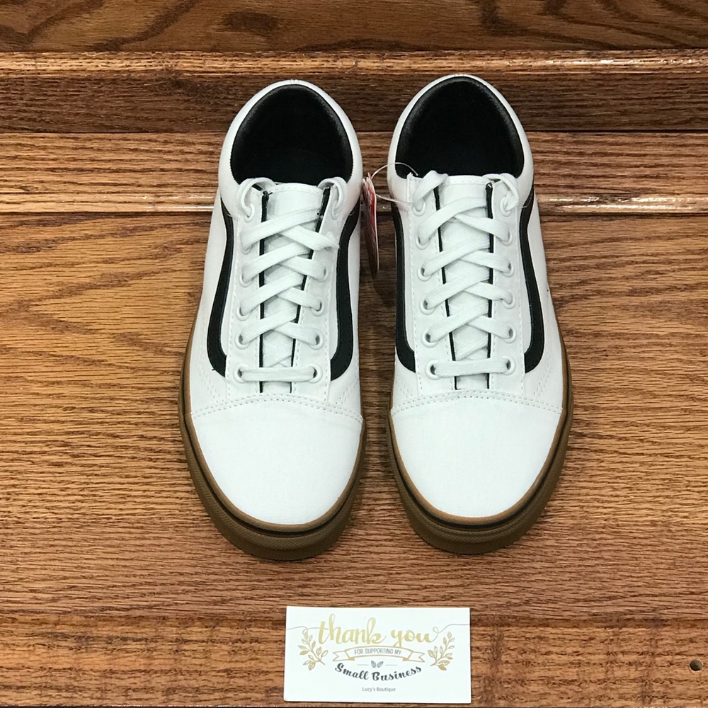 Vans Old Skool Gum Blanc De Blanc Shoes - Picture 4 of 8
